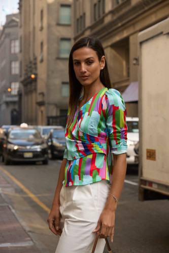 Infinity Blouse Multicolor