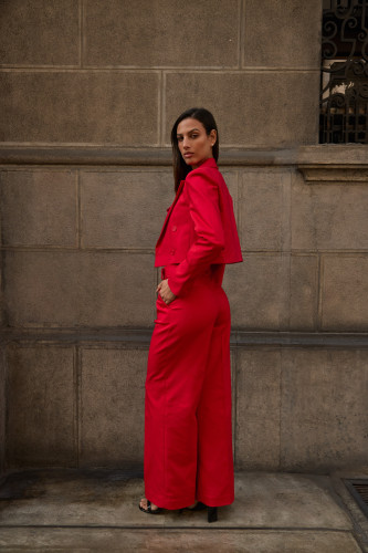 Chicago Pants Deep Red